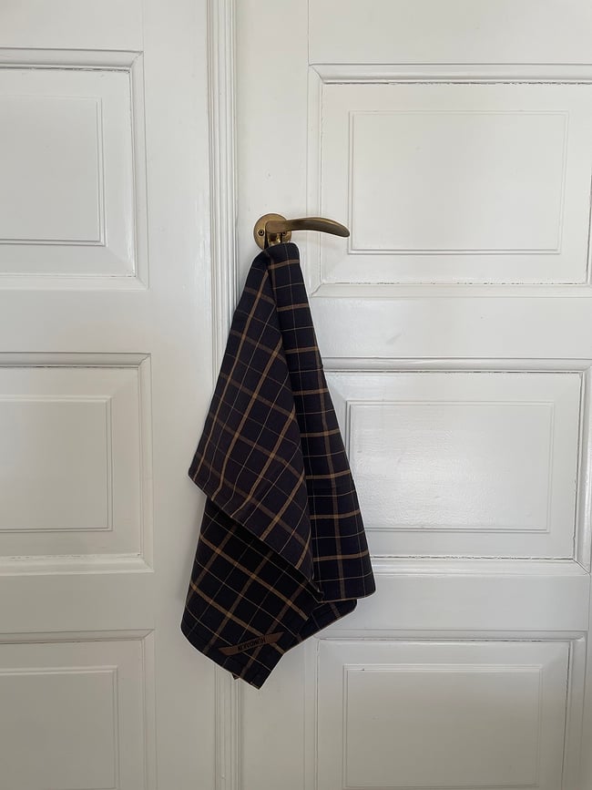 Humdakin Kuhinjske Krpe karirane 45 x 70 cm smeđe 2 kom.