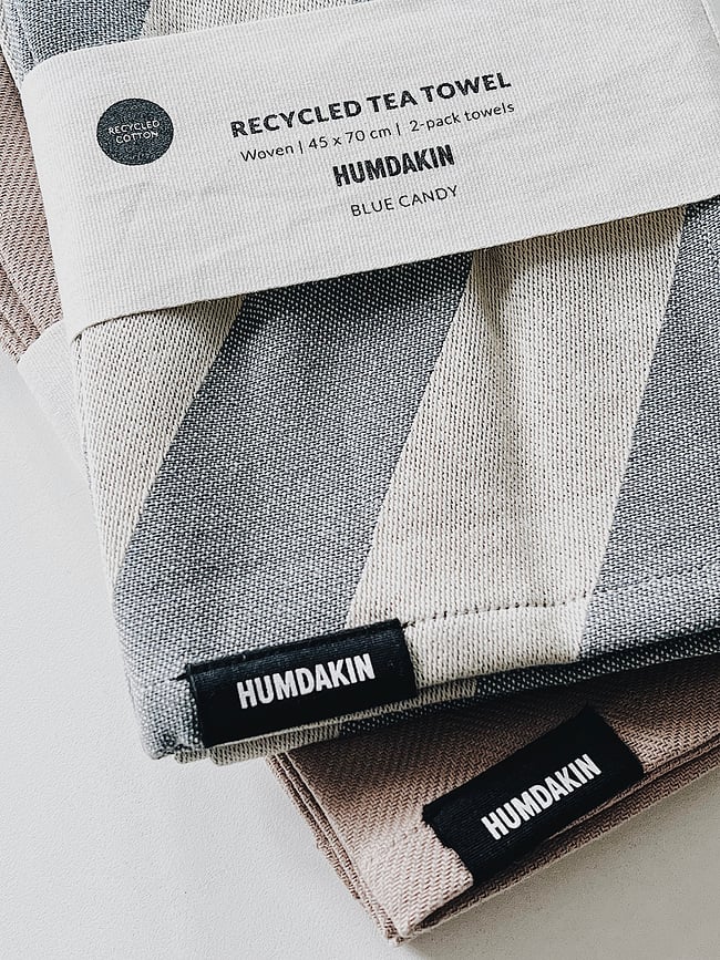 Humdakin Kuhinjska Krpa prugasta plava 45 x 70 cm 2 kom.