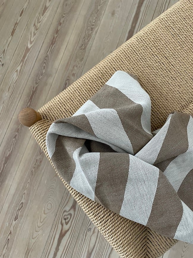 Humdakin Kuhinjske krpe v črtastem vzorcu, 45 x 70 cm, modre, 2 kosa