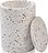 Humdakin Lucca Terrazzo Lagerbehälter beige mit Deckel
