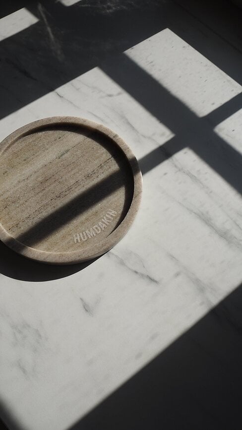 Humdakin Marble Pladanj mramorni bež 22 cm