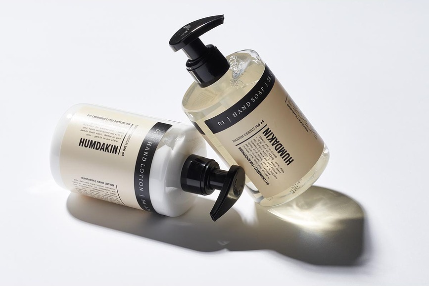 Humdakin Rhubarb & Birch Milo in losjon za roke omejena izdaja, 2 x 300 ml, 2-delni set