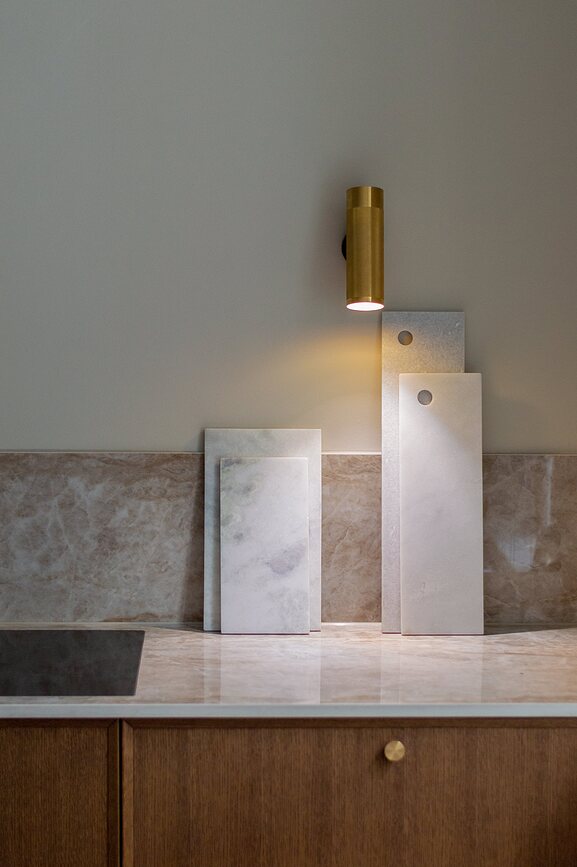 Humdakin Nordby Marble Planche de Service 15 x 30 cm, naturelle