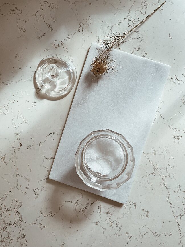 Humdakin Nordby Marble Planche de Service 15 x 30 cm, naturelle