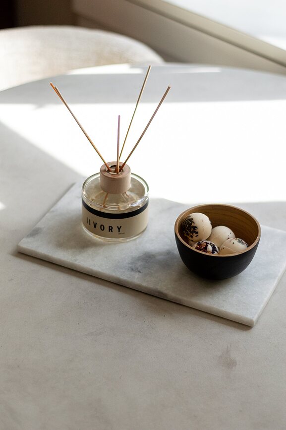 Humdakin Nordby Marble Planche de Service 15 x 30 cm, naturelle