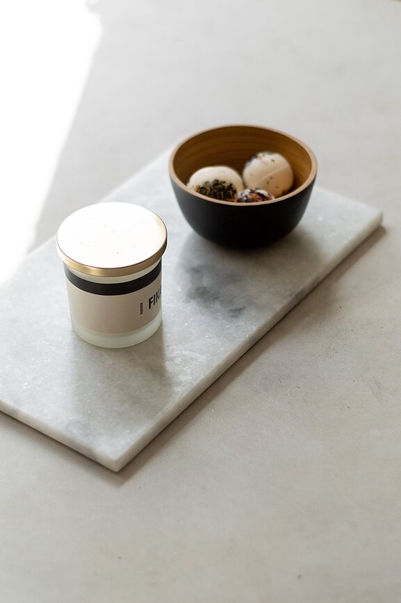 Humdakin Nordby Marble Planche de Service 15 x 30 cm, naturelle