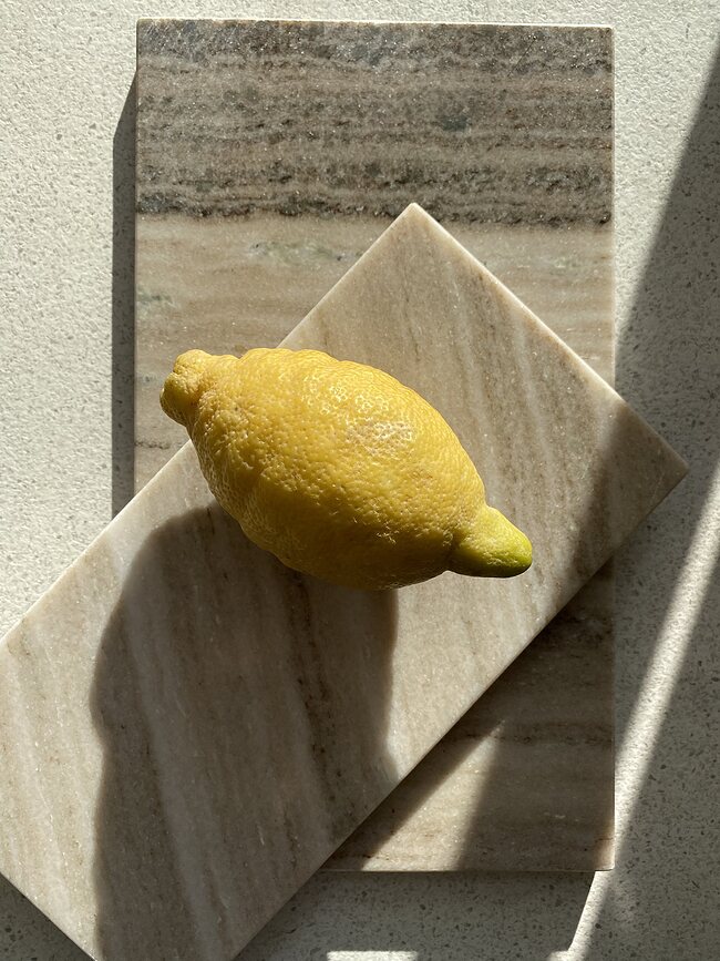 Humdakin Nordby Πλατό Σερβιρίσματος, 15 x 30 cm, μαρμάρινο, φυσικό