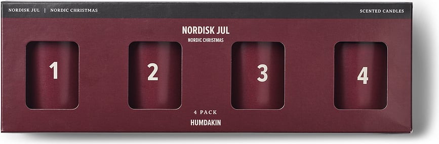 Humdakin Nordisk Jul Duftkerzen 4 St.