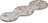 Humdakin Oslo Marble Decorative tray brown