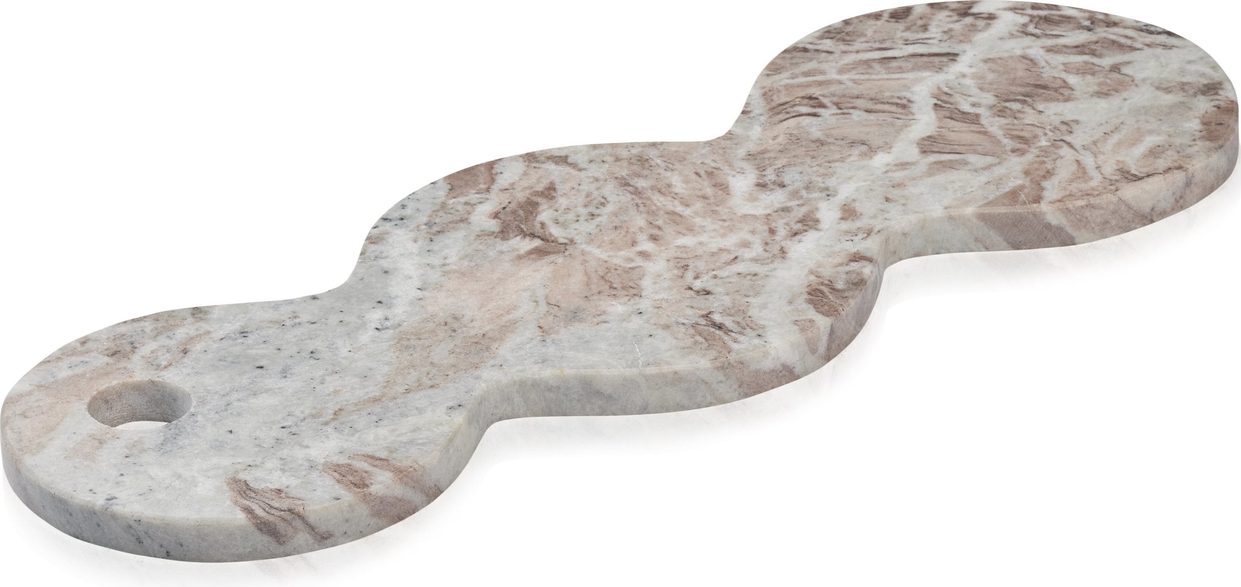 Humdakin Oslo Marble Dekoratives Tablett braun