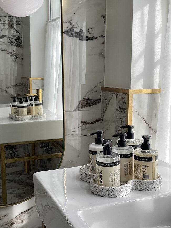 Humdakin Palermo Δίσκος, διακοσμητικός, Terrazzo, μαύρος