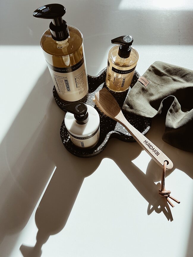 Humdakin Palermo Δίσκος, διακοσμητικός, Terrazzo, μαύρος