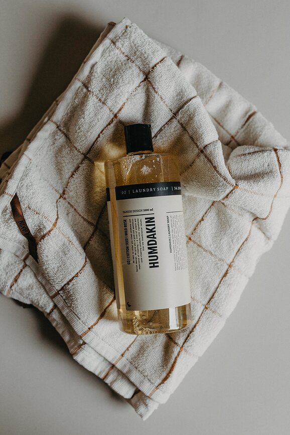 Humdakin Check Πετσέτα Μπάνιου, 60 x 130 εκ., καφέ