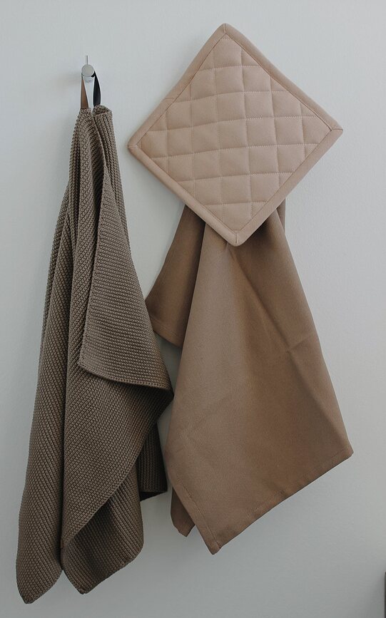 Humdakin Πετσέτες Κουζίνας καρό, 45 x 70 εκ., κίτρινο-πράσινες, 2 τμχ