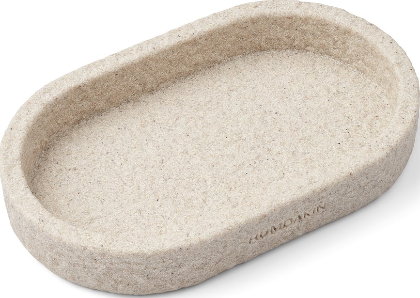 Humdakin Pladanj dekorativni ovalni 15 x 25 cm pješčani