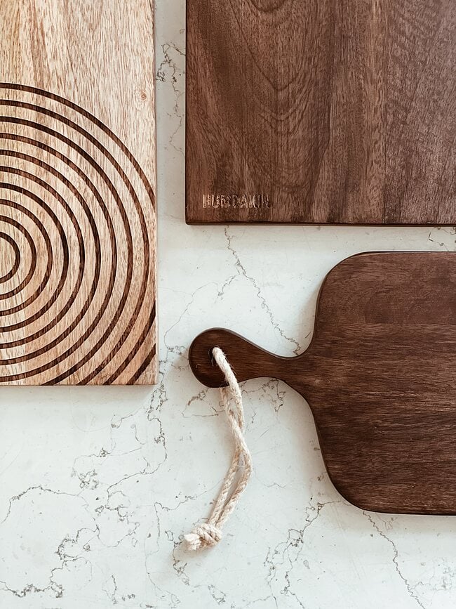 Humdakin Planche à Découper et à Servir, 16 x 31 cm, en bois de manguier