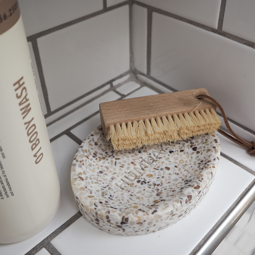 Humdakin Porte-Savon Terrazzo, beige