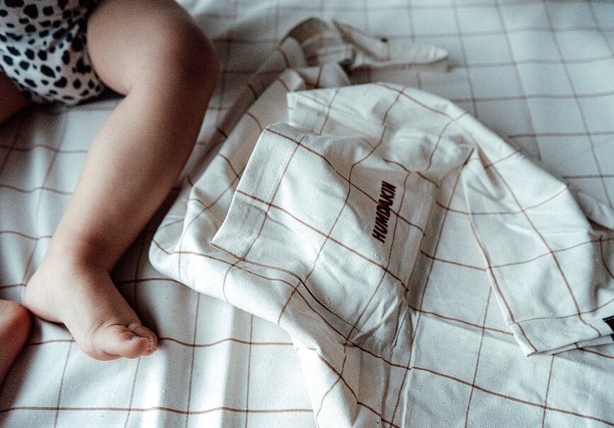 Humdakin Check Prt, 140 x 240 cm, svetlo rjav