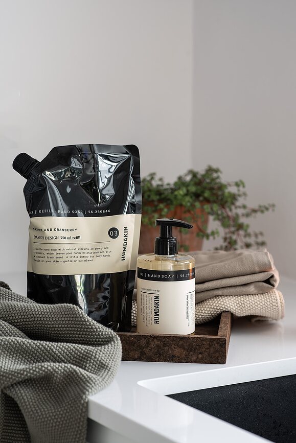 Humdakin Recharge de Savon pour les Mains, Camomille et Argousier, 750 ml