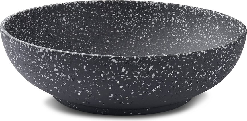 Humdakin Rome Terrazzo Schüssel 40 cm schwarz mit Deckel