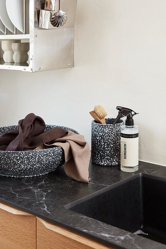 Humdakin Rome Misa s poklopcem 40 cm bež Terrazzo