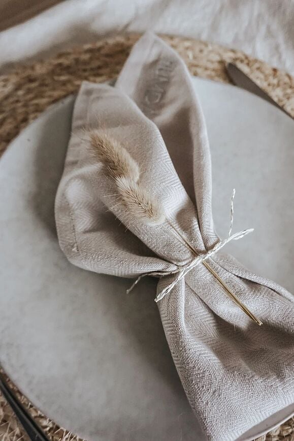 Humdakin Salvete 40 x 40 cm boja ugljena 2 kom.