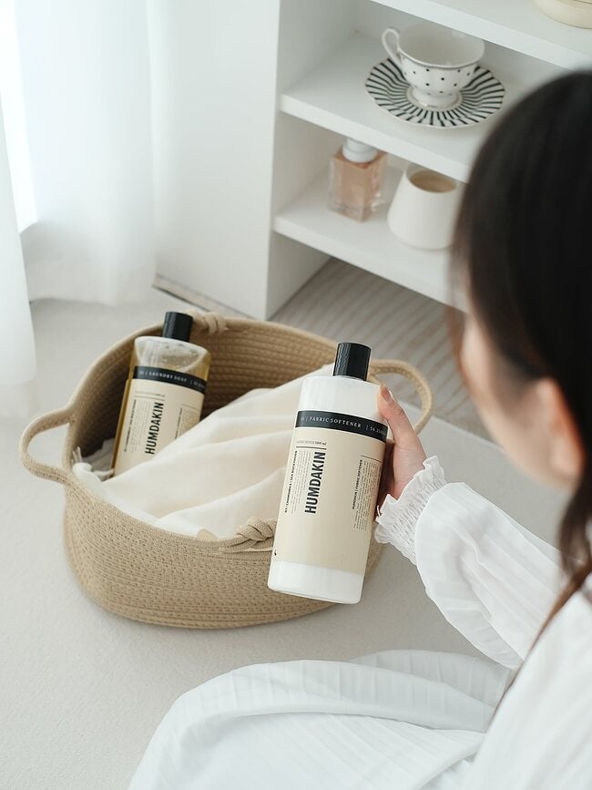 Humdakin Lessive, aux graines de coton et rose sauvage, 1 l