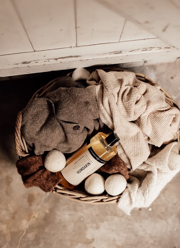 Humdakin Lessive, aux graines de coton et rose sauvage, 1 l