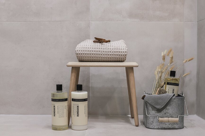 Humdakin Lessive, aux graines de coton et rose sauvage, 1 l