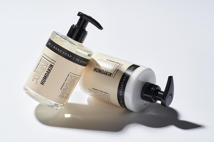 Humdakin Rhubrab & Birch Savon et Lotion pour les Mains édition limitée, 2 x 300 ml, Set 2 pièces