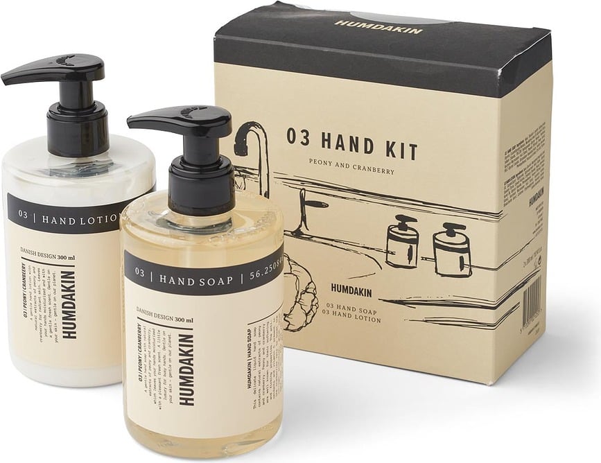 Humdakin Rhubrab & Birch Savon et Lotion pour les Mains édition limitée, 2 x 300 ml, Set 2 pièces