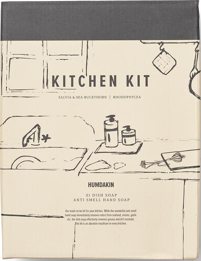 Humdakin Σετ Υγρό Πιάτων και Σαπούνι Χεριών, 750 ml + 500 ml, 2 τμχ