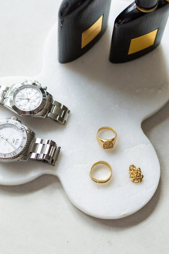 Humdakin Skagen Δίσκος Διακοσμητικός, μαρμάρινος, φυσικός