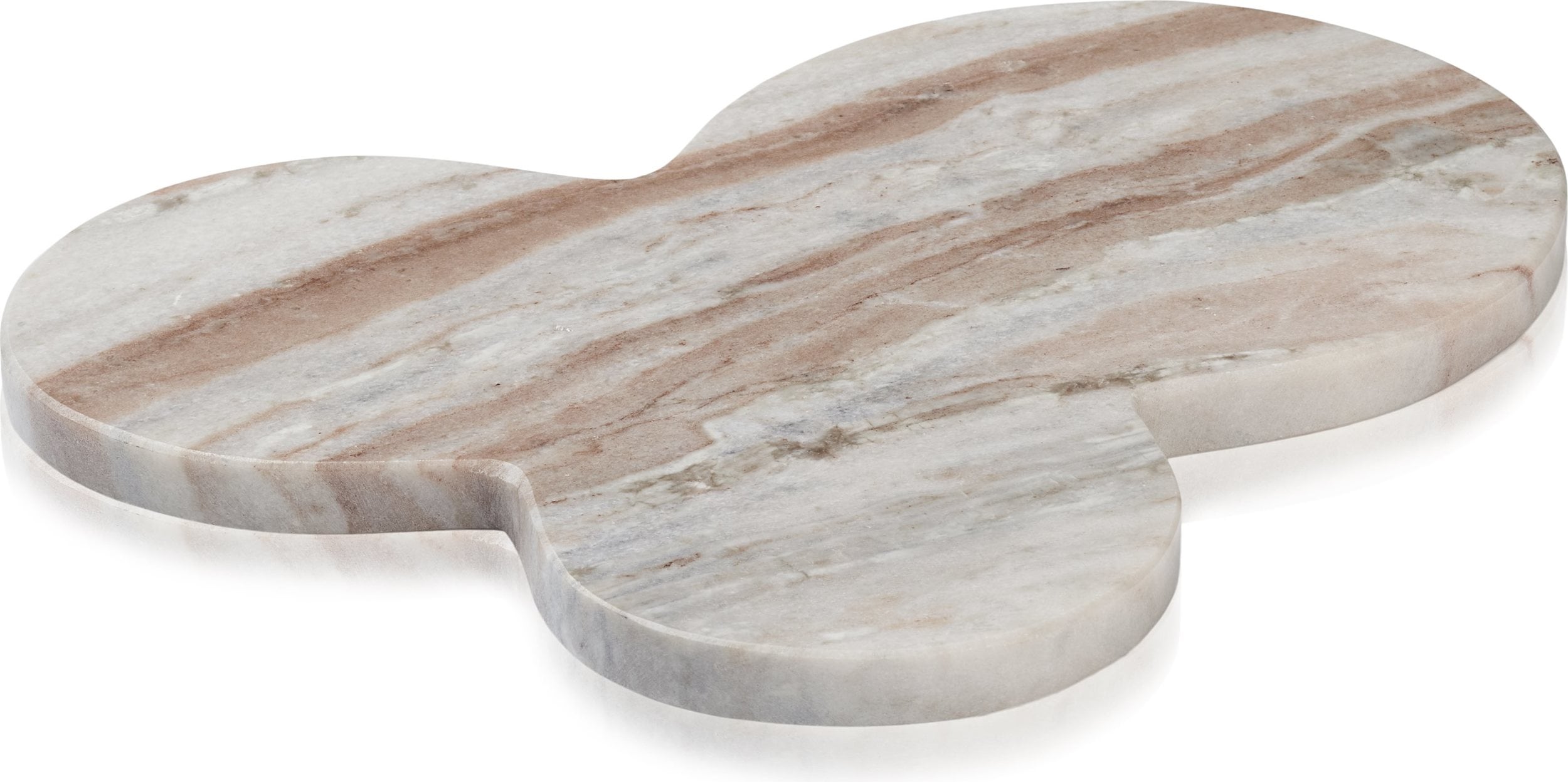 Humdakin Skagen Marble Dekoratives Tablett braun