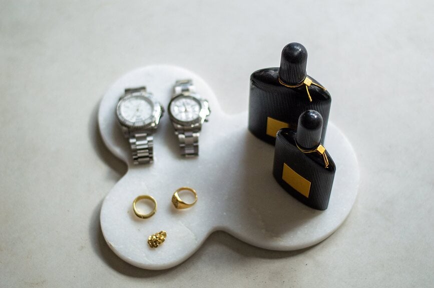 Humdakin Skagen Marble Pladanj dekorativni prirodni mramor