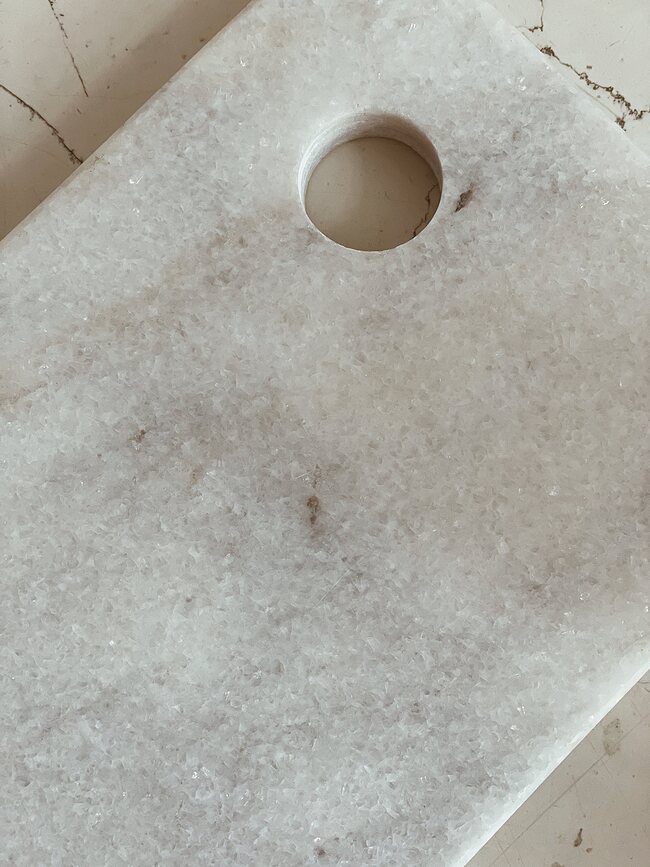 Humdakin Stockholm Marble Planche De Service 14 x 55 cm, naturelle