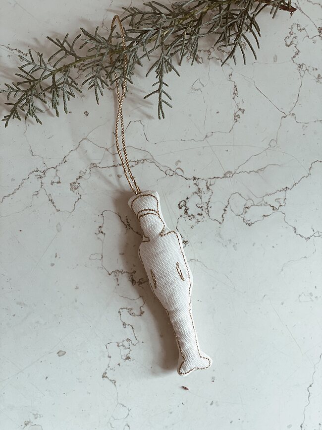 Humdakin Ornement de Noël Voiture, en coton