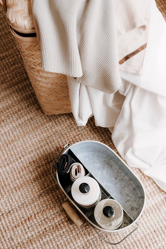 Humdakin System Organisateur pour produits d'entretien, bleu