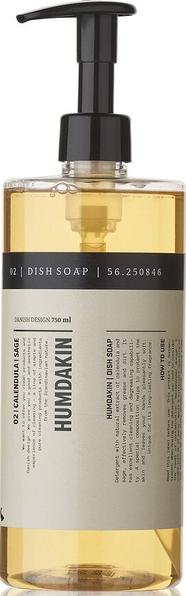 Humdakin Tekočina za pomivanje posode, Calendula & Salvia, 750 ml