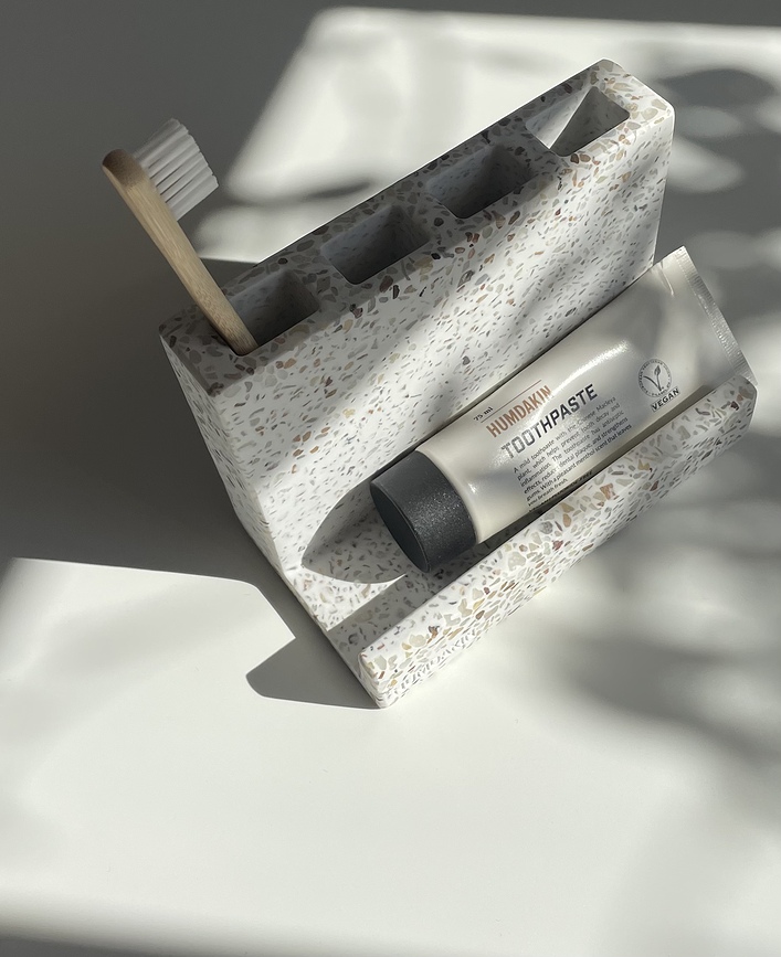 Humdakin Terrazzo Βάση για οδοντόβουρτσες και οδοντόκρεμα