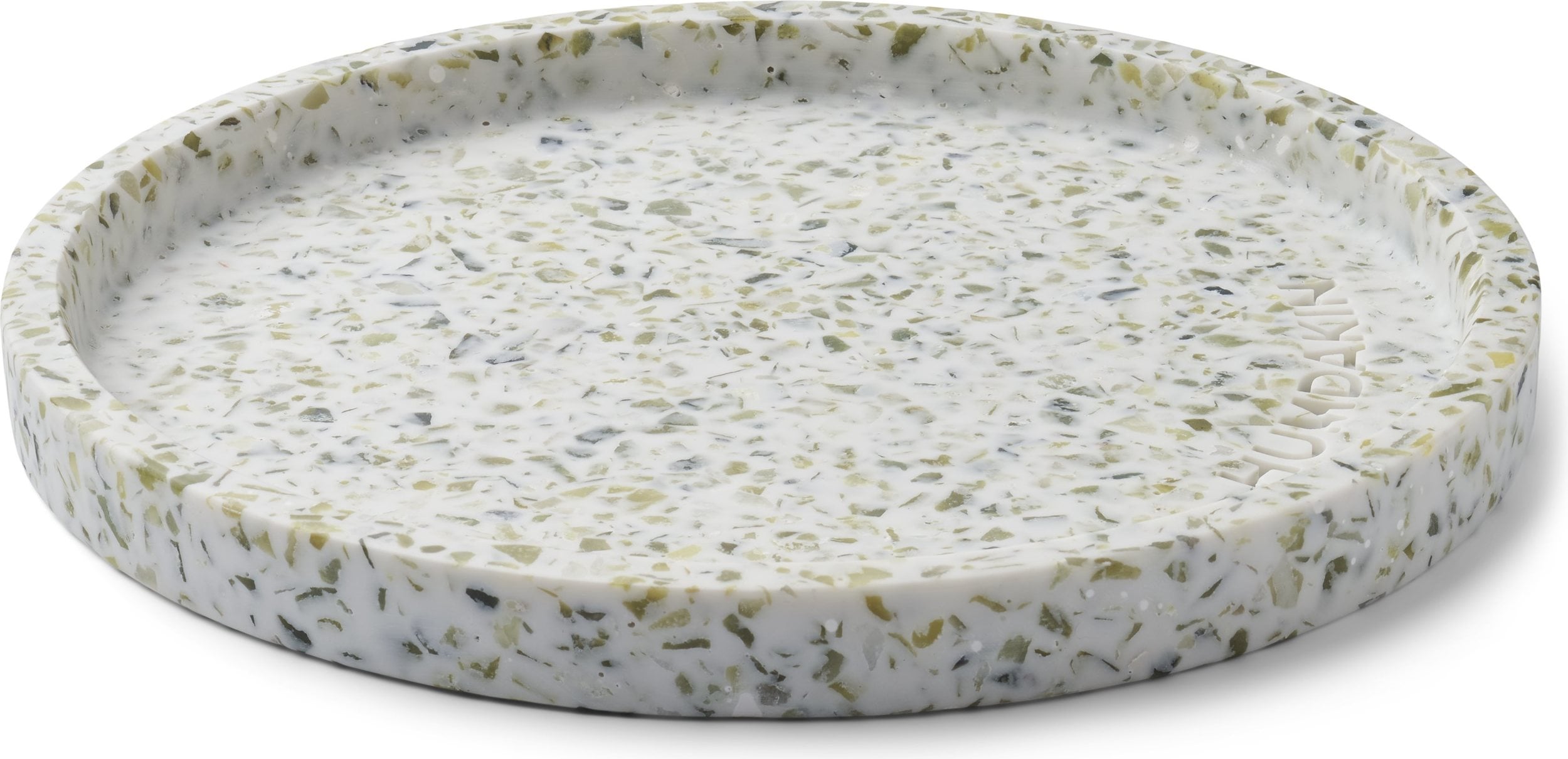 Humdakin Terrazzo Dekoratives Tablett 20 cm grün