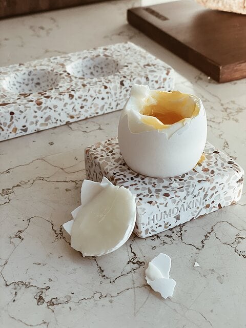 Humdakin Terrazzo Eierbecher beige - 512-138
