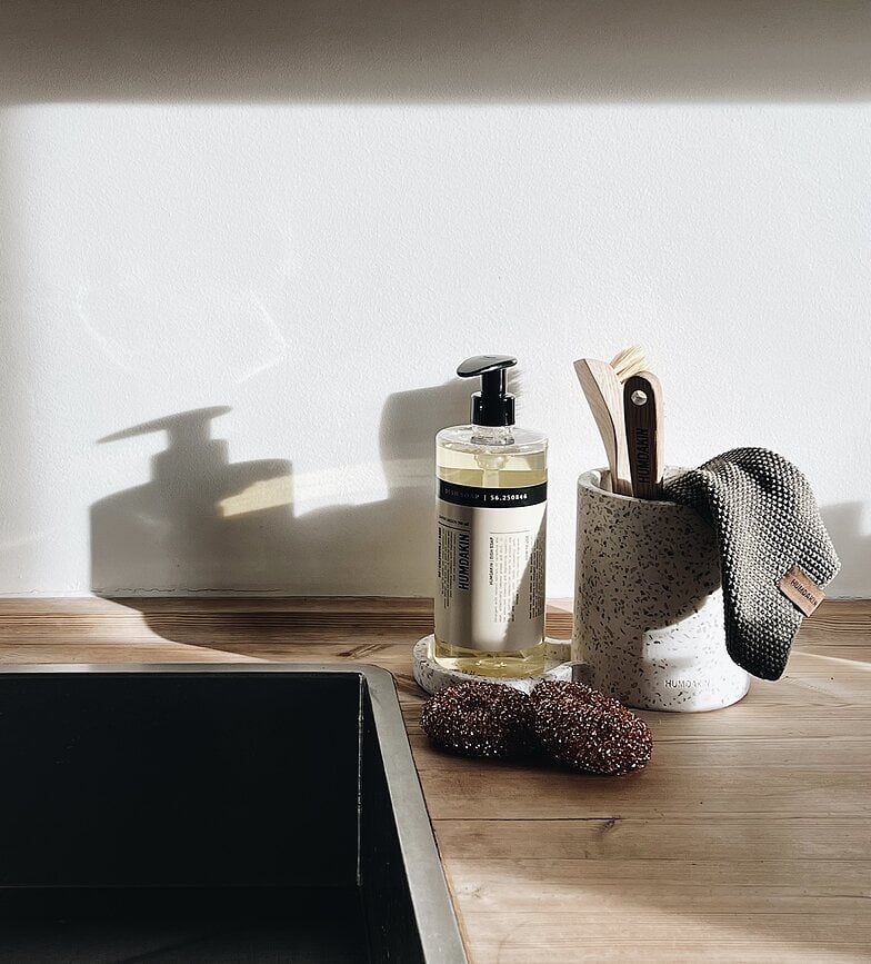 Humdakin Terrazzo Organisateur d'Évier, petit, beige