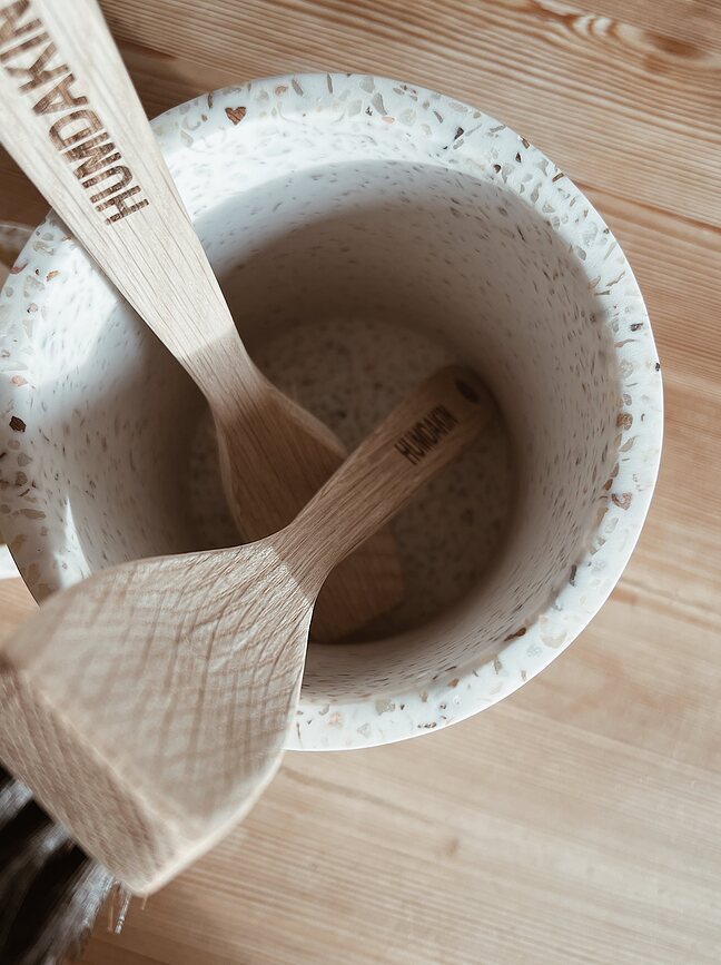 Humdakin Terrazzo Organizator za pomivalno korito, majhen, bež