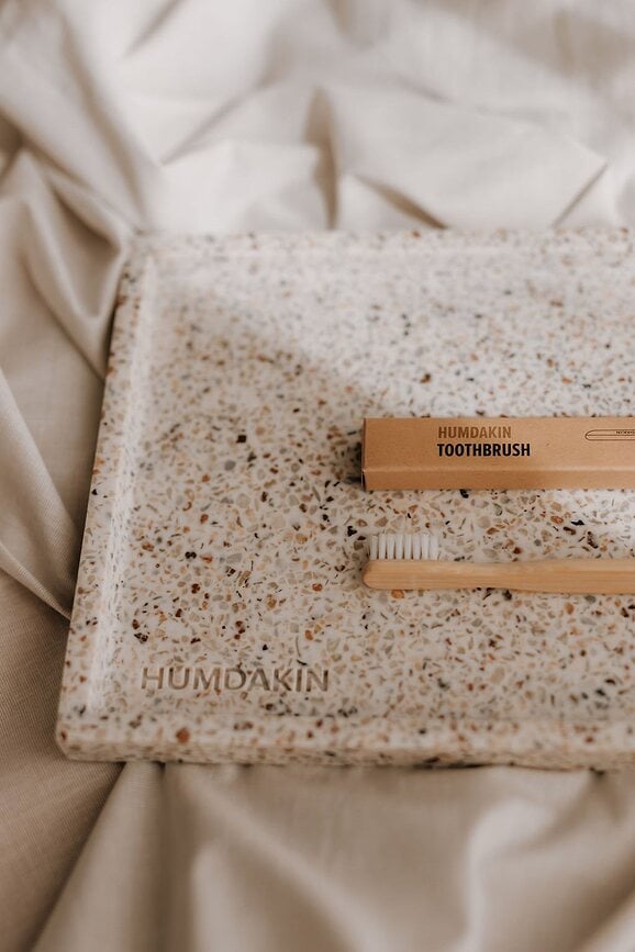 Humdakin Terrazzo Pladenj dekorativni, 20 x 30 cm, bež