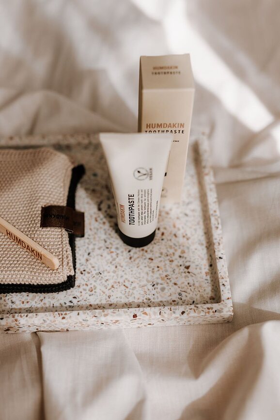 Humdakin Terrazzo Pladenj dekorativni, 20 x 30 cm, bež