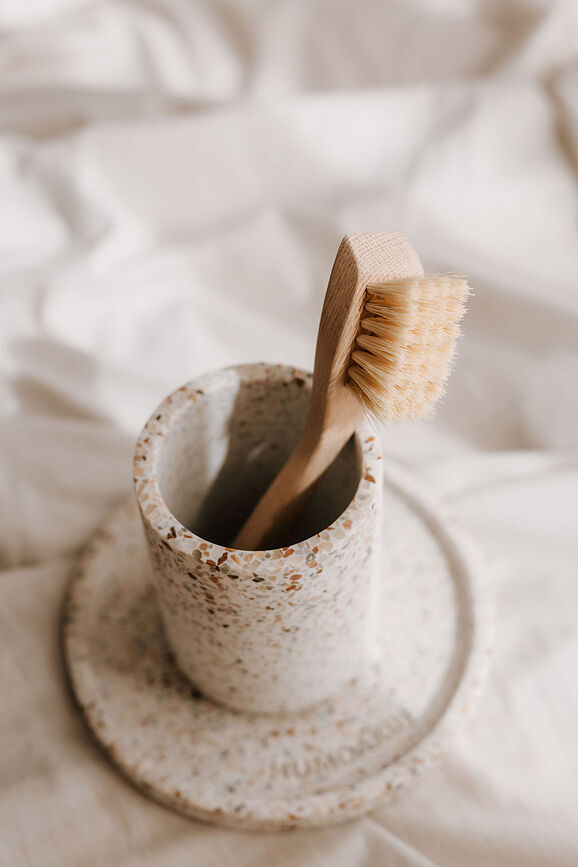 Humdakin Terrazzo Porte-Brosse à Dents, beige