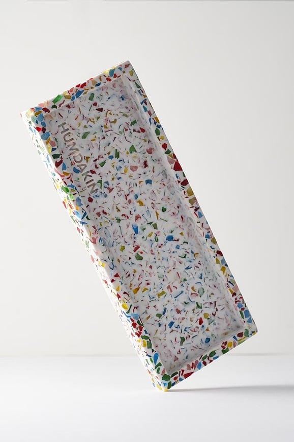 Humdakin Terrazzo Rainbow Dekorativni pladenj, 10 x 25 cm