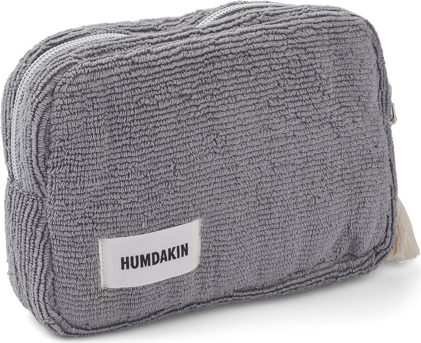 Humdakin Terry Kosmetiktasche 17 cm grau