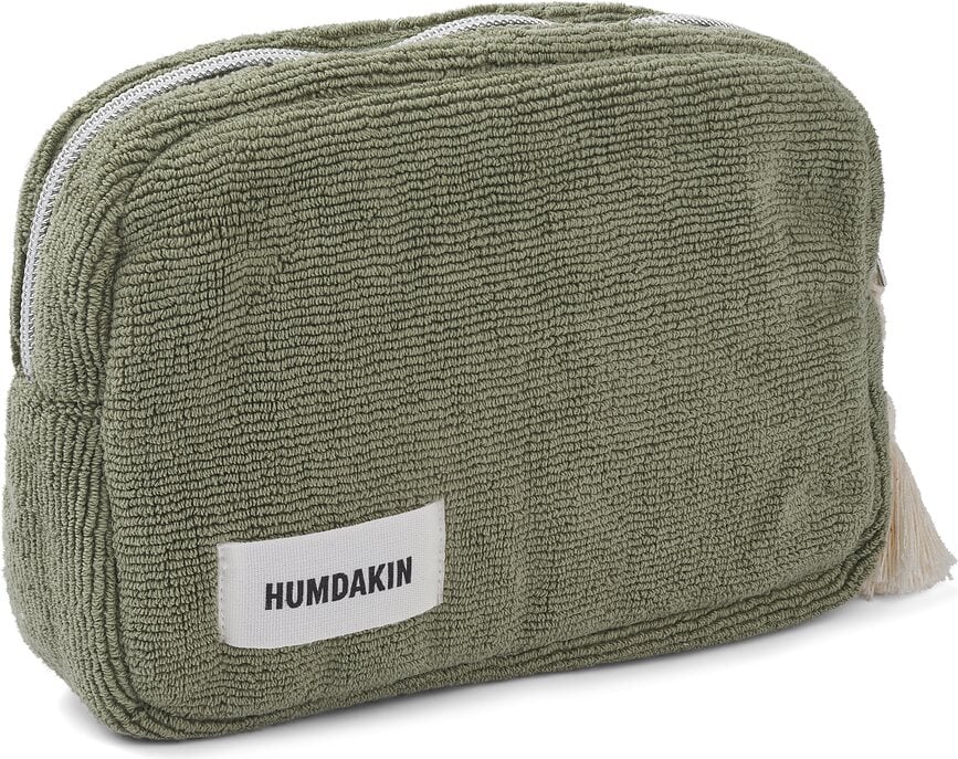 Humdakin Terry Kosmetiktasche 17 cm grün